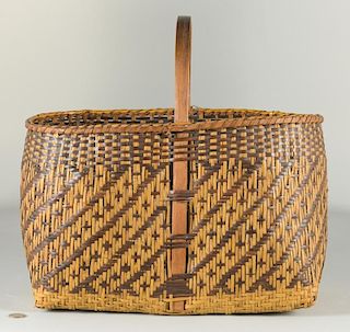 Large Cherokee Rivercane Carrying Basket