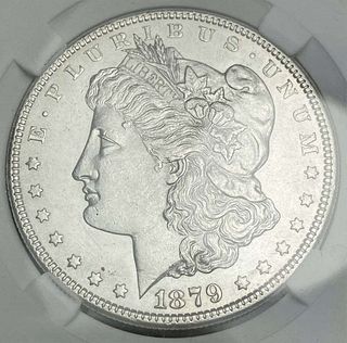 1879-S Rev. 1878 Morgan Silver Dollar MS64