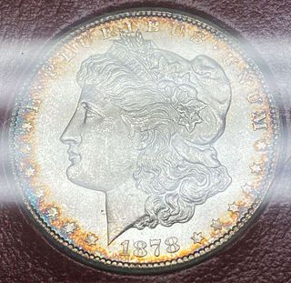 1878-CC Morgan Silver Dollar MS65