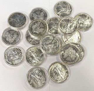 1987 American Silver Eagle (18-coins) 