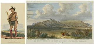 2 19th Cent. Western Lithographs