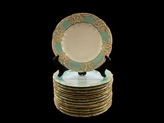 14 Early 19th Century Derby Nottingham Road Porcelain Dinner Plates