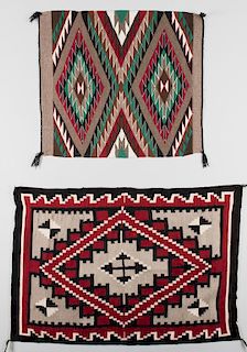 2 Navajo Rugs, Ganado & Eyedazzler