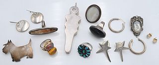 Large Grouping of Sterling Jewelry