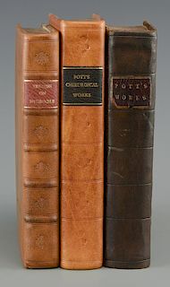 3 Medical Books by Percivall Pott 18th C.