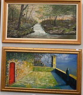 Two Oil on Board Landscapes by Coleman