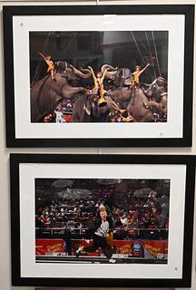 Two Photographs of the Ringling Brothers Circus "The Greatest Show on Earth"