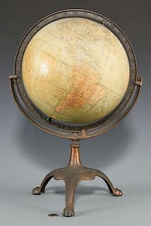 G. A. Mullin Co. Terrestrial  Globe on Stand