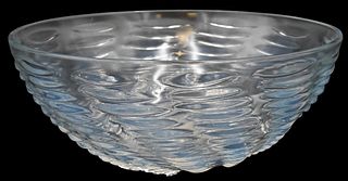 Lalique "Coupe Ondes" Opalescent Bowl