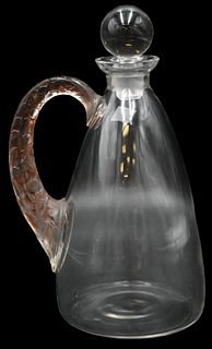 Rene Lalique "Prunelles" Glass Carafe