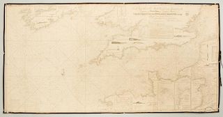 Nautical Map English Channel, R.H. Laurie
