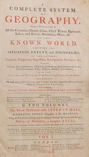 A Complete System of Geography, Vol. I Bowen 1747