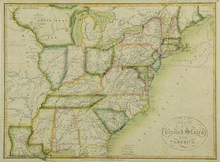 John Melish 1815 United States of America Map