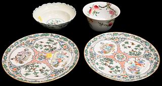 Four Piece Chinese Porcelain Group