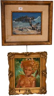 Two Framed Pieces, William Persona (American 1903 - 1996)