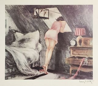 Louis Icart (After) - Attic Room