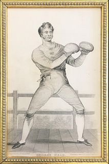 Percy Roberst (After Read) - Portrait of Boxer George Head