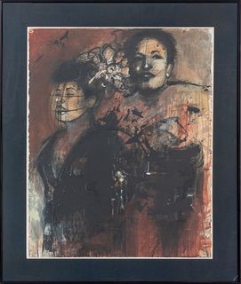 Gale Fulton-Ross "Billie Holiday" Mixed Media 1993