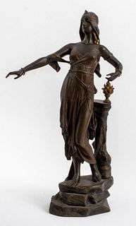 Edouard Drouot "Salome" Bronze Sculpture