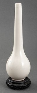 Chinese Blanc de Chine Porcelain Bottle Vase