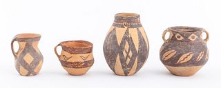 Chinese Neolithic Painted Pottery Vessels, 4