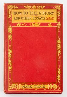 Mark Twain "How to Tell a Story," First Edition