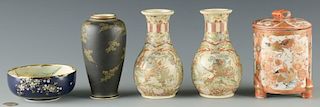 5 Japanese Porcelain Items
