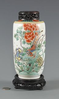 Chinese Porcelain Famille Verte Jar