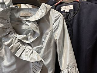 Dior and Teri Jon Suits