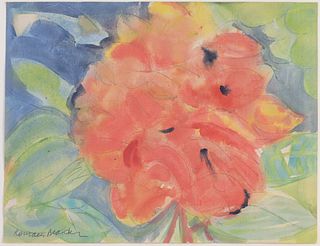 Romare Howard Bearden (1911 - 1988) Watercolor