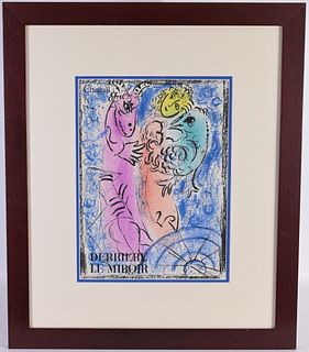 Marc Chagall "The Trap" Framed Cover