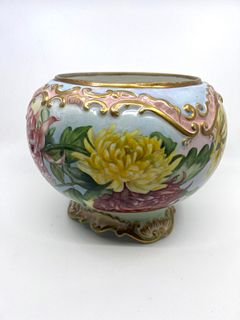 Porcelain hand Painted Jardiniere