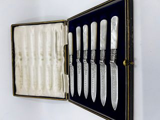 Set of Six boxed Fruit knives
