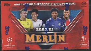 2020-21 Topps Merlin Chrome Soccer Hobby Box Sealed
