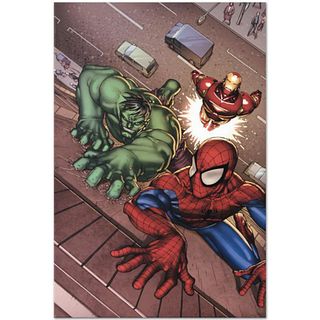 Marvel Comics "Marvel Adventures: Super Heroes #3" Numbered Limited Edition Giclee on Canvas by Roger Cruz with COA.