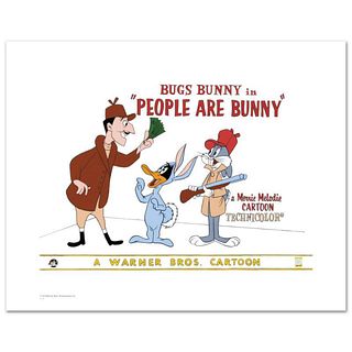 People are Bunny Limited Edition Giclee from Warner Bros., Numbered with Hologram Seal and Certificate of Authenticity.