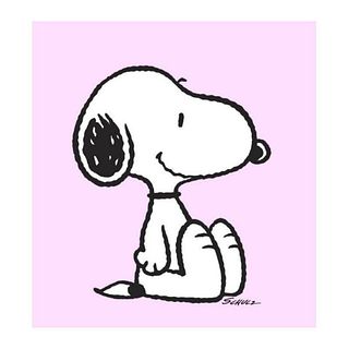 Peanuts, "Snoopy: Pink" Hand Numbered Canvas (40"x44") Limited Edition Fine Art Print with Certificate of Authenticity.