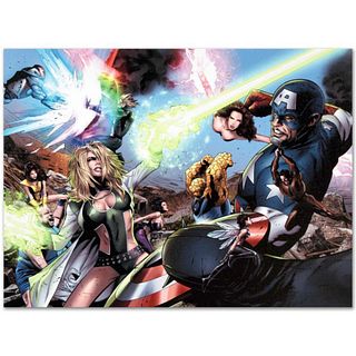 Marvel Comics "Ultimate Power #6" Numbered Limited Edition Giclee on Canvas by Greg Land with COA.