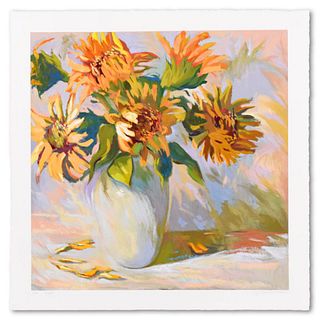 S. Burkett Kaiser, "Sunflowers" Limited Edition, AP Numbered and Hand Signed with Letter of Authenticity.