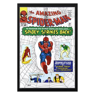 Marvel Comics, "Spider-Man 19" Limited Edition on Canvas 44"x30", Numbered and Hand Signed by Stan Lee (1922-2018) with Letter of Authenticity.