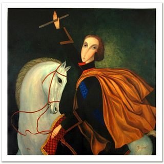 Sergey Smirnov (1953-2006), "Peter The Great: Emperor" Limited Edition Mixed Media on Canvas (36" x 36"), Numbered and Hand Signed by Smirnov. Include