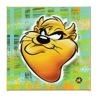 Looney Tunes, "Taz" Numbered Limited Edition on Canvas with COA. This piece comes Gallery Wrapped.