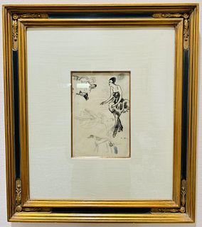 Ludovic Rodo Pissarro- Original Pen and Ink Drawing
