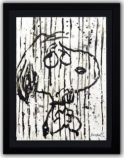 Tom Everhart- Hand Pulled Original Lithograph "Dancing in the Rain"