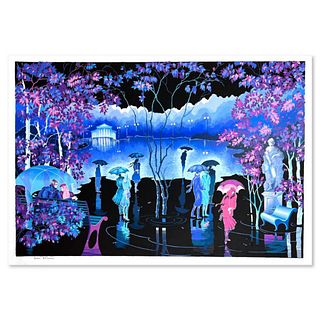 Zina Roitman, "Rainy Night" Limited Edition Serigraph, Hand Signed and Numbered, Letter of Authenticity.