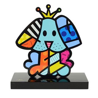 Britto "Royalty" Hand Signed Limited Edition Sculpture; Authenticated.