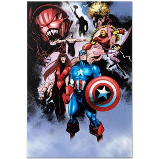 Marvel Comics "Avengers #99 Annual" Numbered Limited Edition Giclee on Canvas by Leonardo Manco with COA.