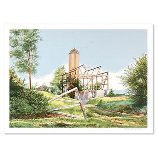 William Nelson, "Flight from a Towering Nest" Limited Edition Lithograph, Numbered and Hand Signed with Letter of Authenticity.