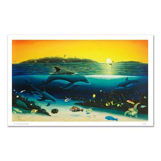 Warm Tropical Waters Limited Edition Giclee on Canvas (43" x 26") by Renowned Artist Wyland, Numbered and Hand Signed with Certificate of Authenticity