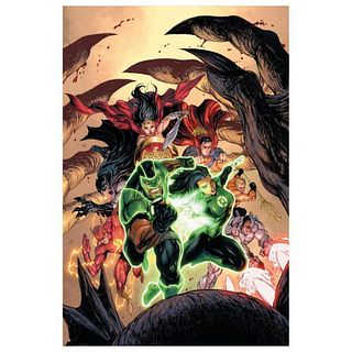 DC Comics, "Green Lanterns #15" Numbered Limited Edition Giclee on Canvas by Tyler Kirkham with COA.